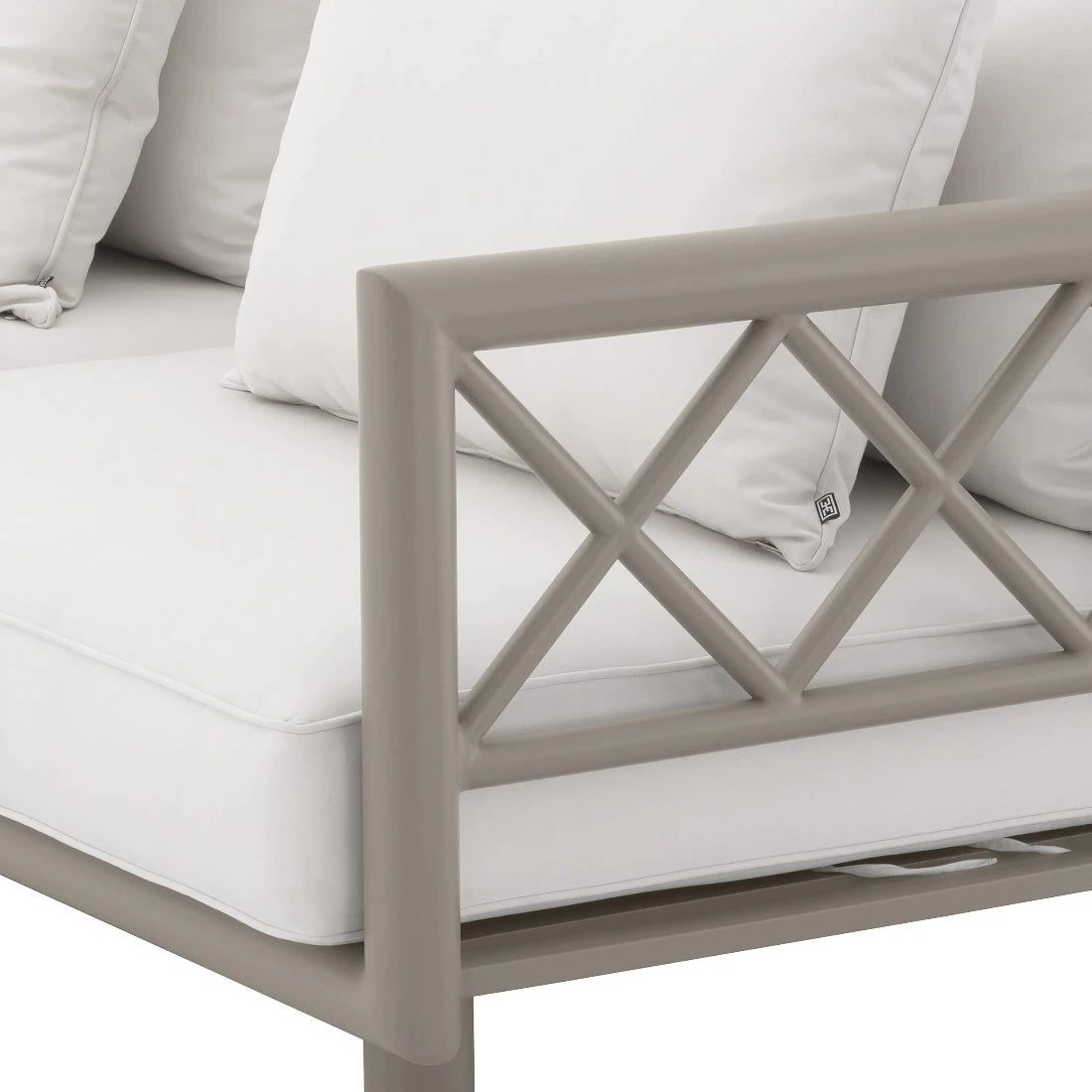 Outdoor sofa Eichholtz Mandelieu greige