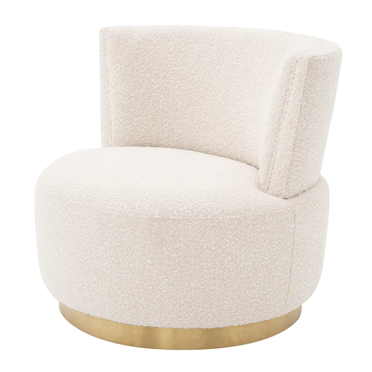 Eichholtz Swivel chair Alonso Boucle cream
