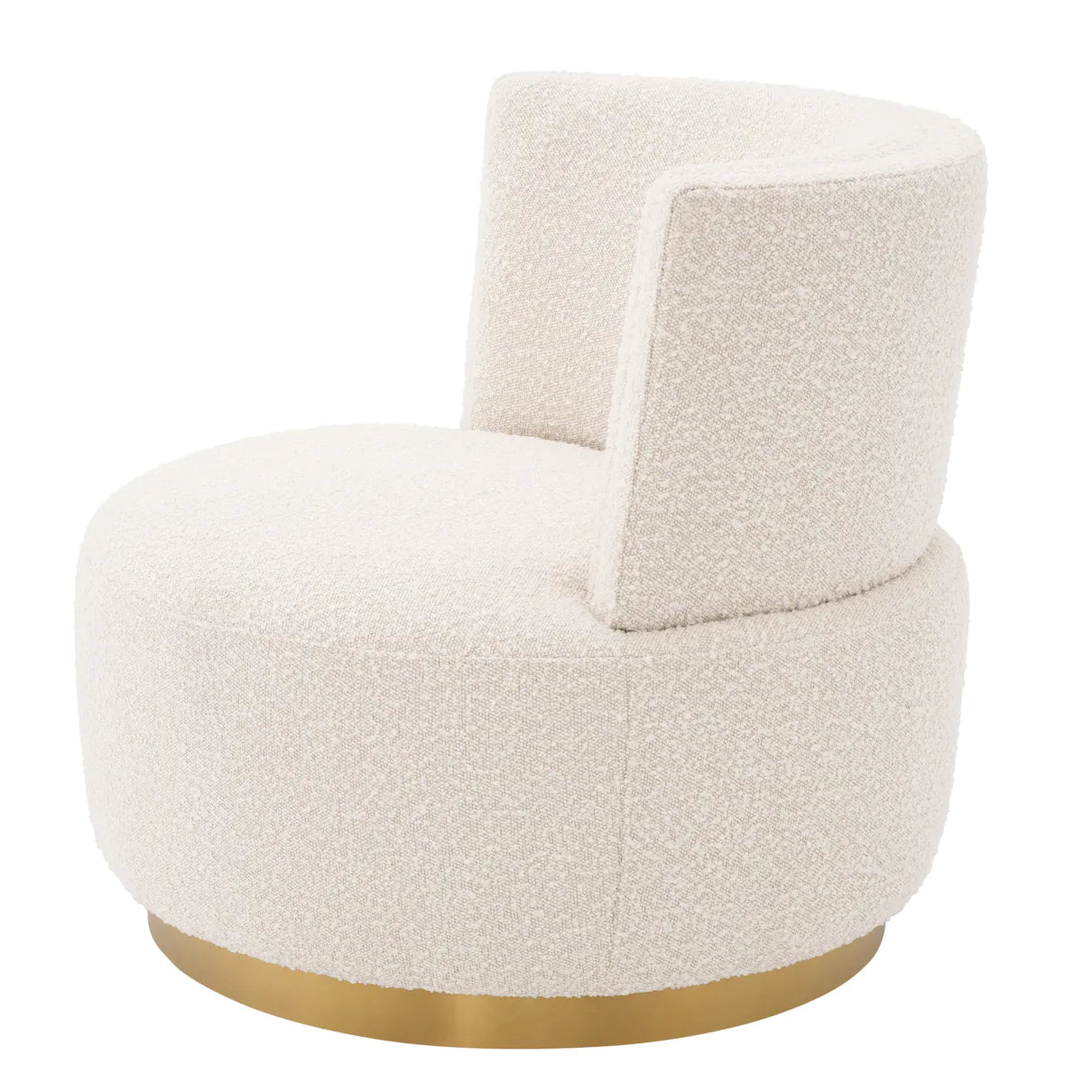 Eichholtz Swivel chair Alonso Boucle cream