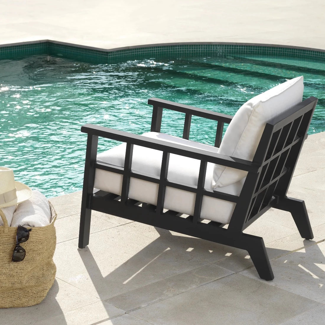 Outdoor Chair Eichholtz Cap-Ferrat black