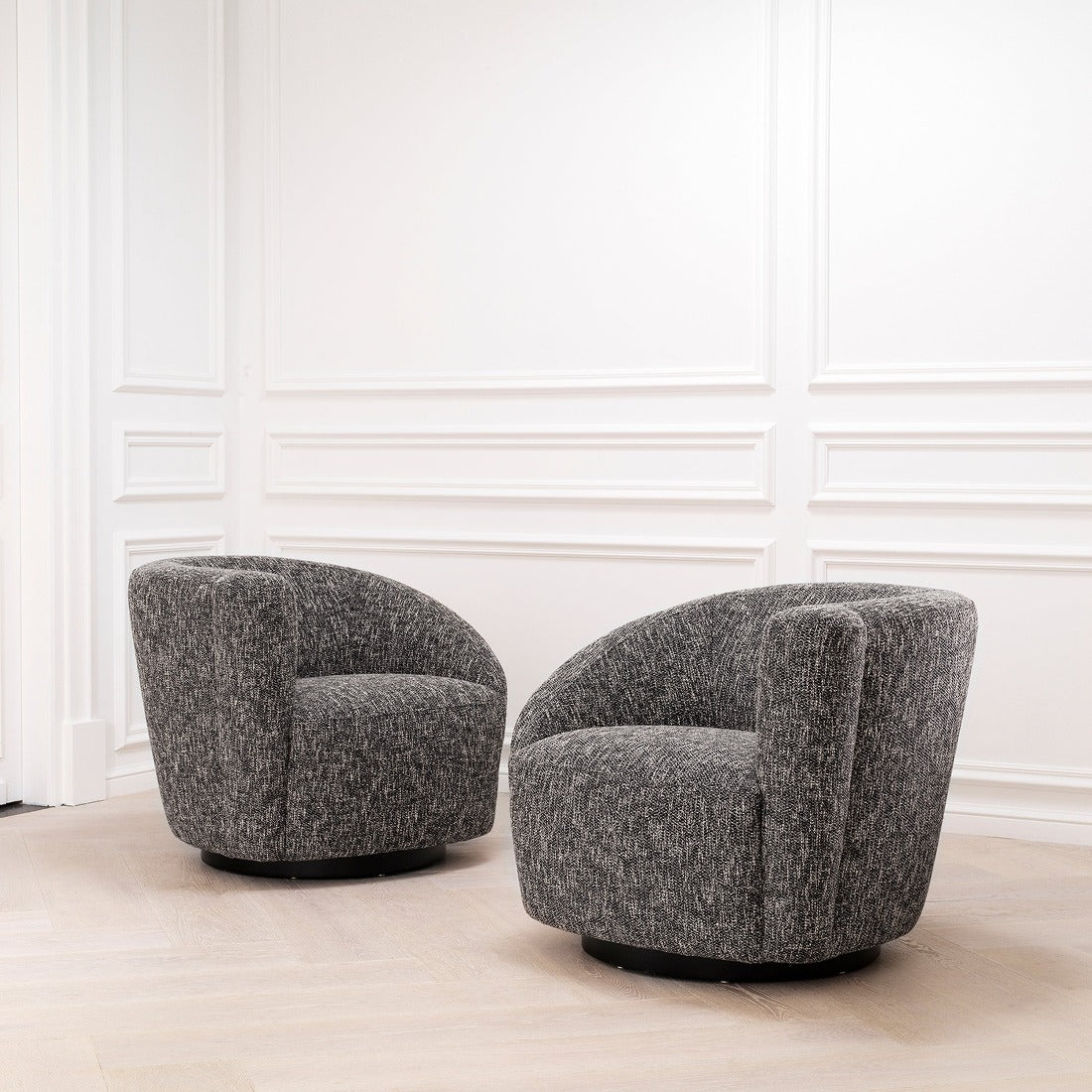 Swivel chair Eichholtz Colin Left cambon black