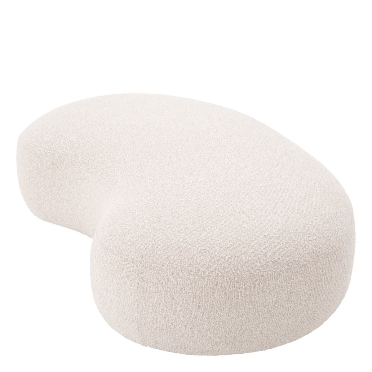 Bench Eichholtz Björn Bouclé cream hocker