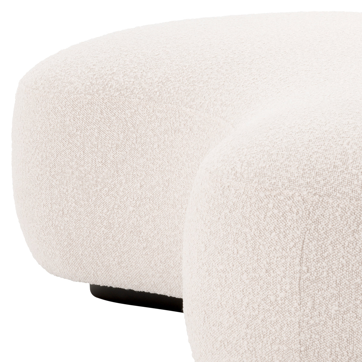 Bench Eichholtz Björn Bouclé cream hocker