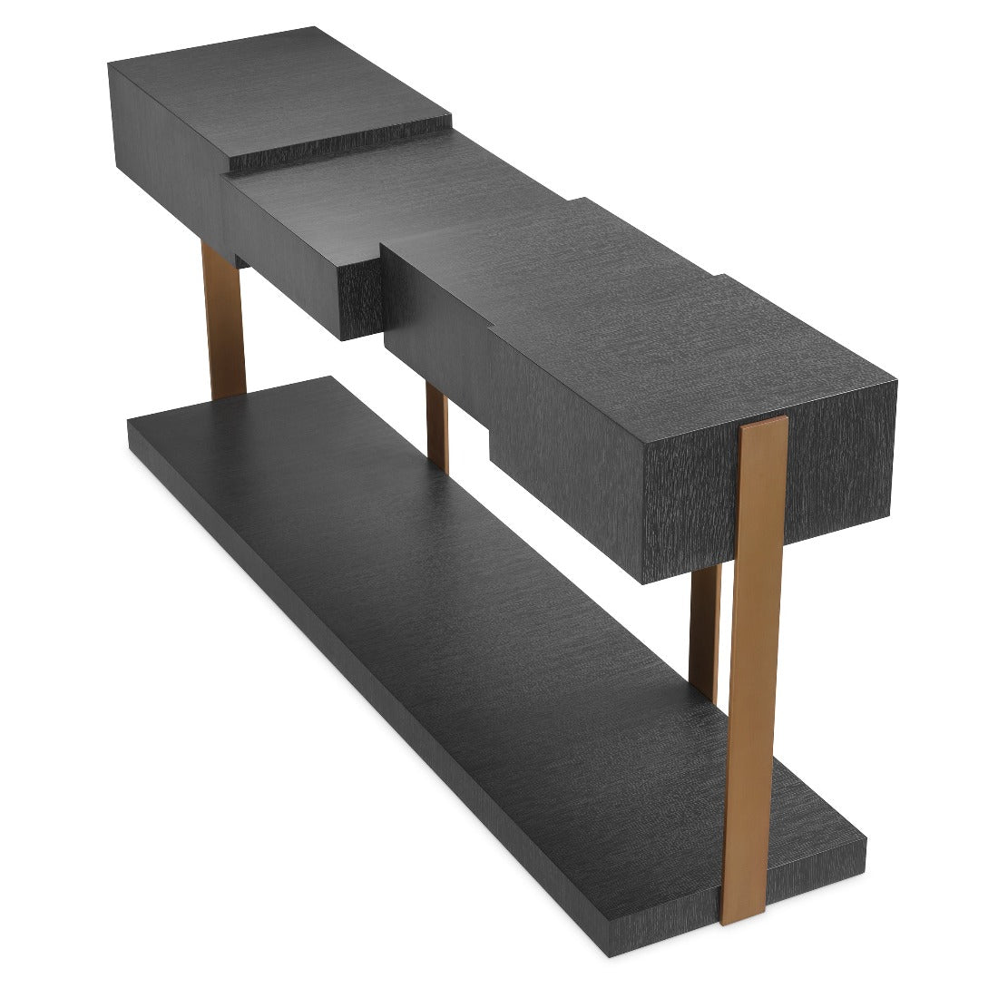 Console table Eichholtz Nerone Charcoal oak