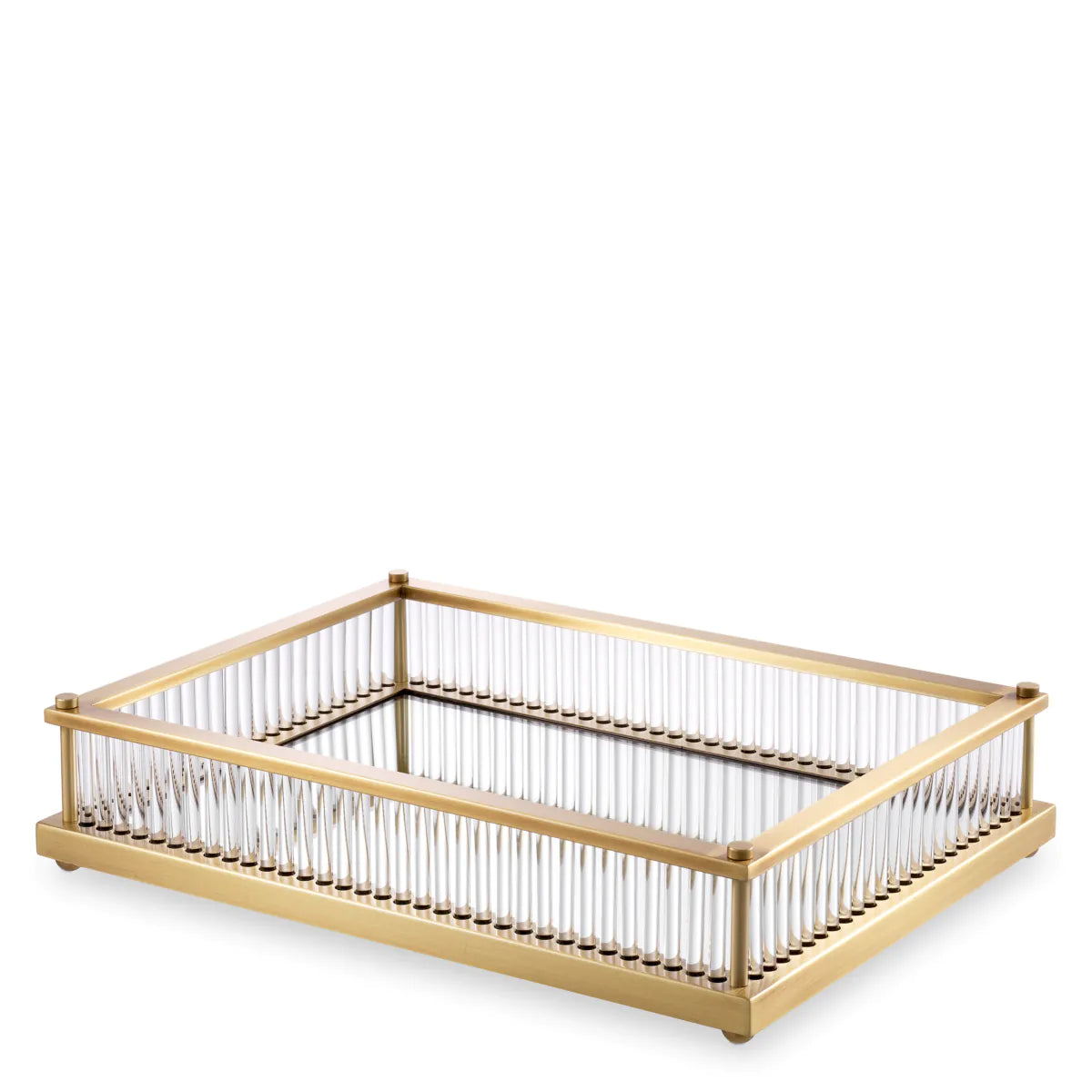 Eichholtz tray Cora rectangular antique brass