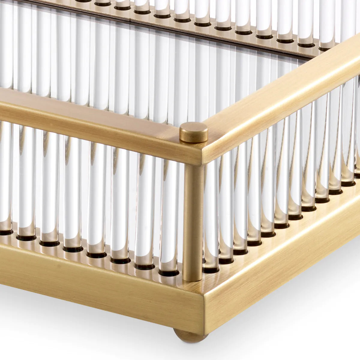 Eichholtz tray Cora rectangular antique brass