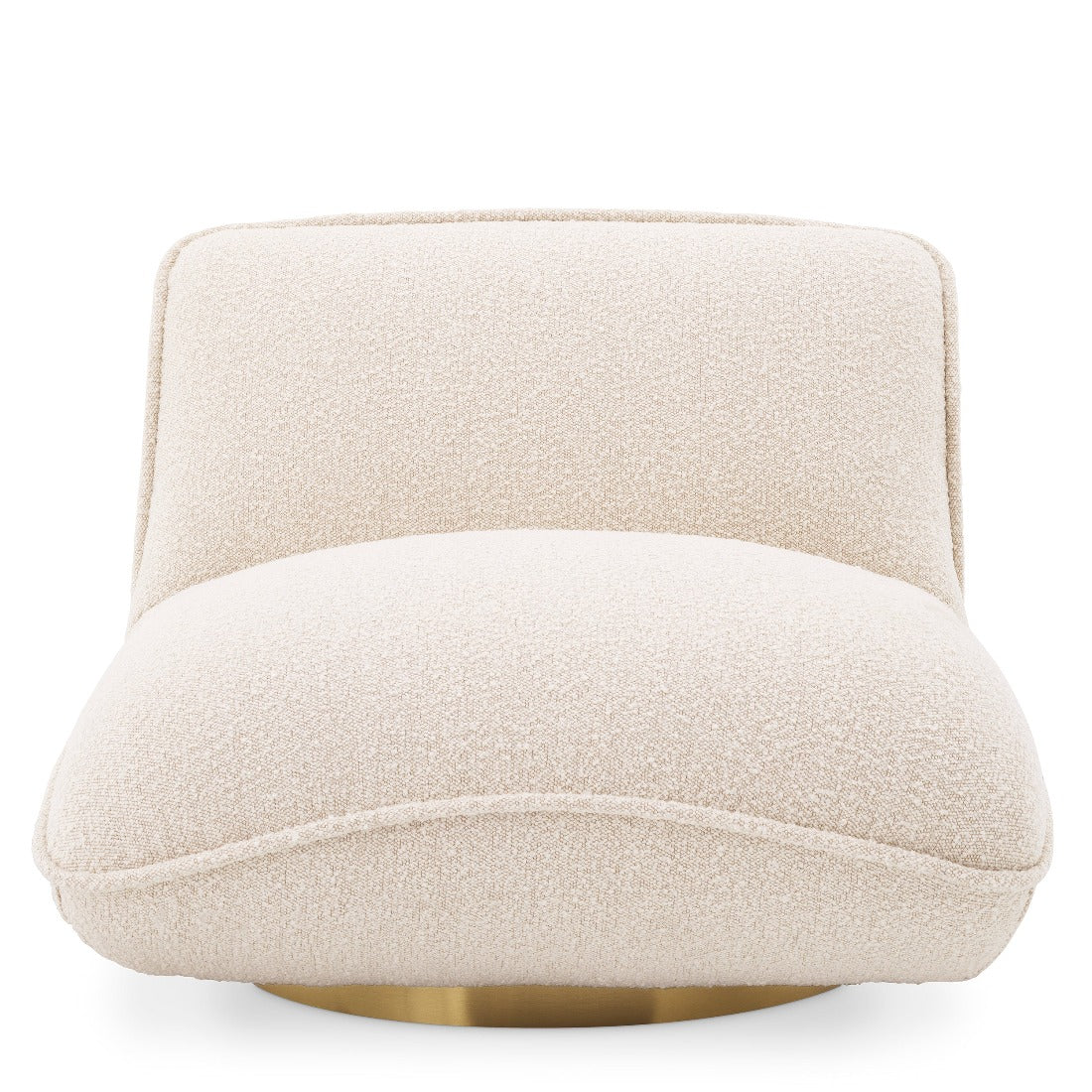 Chaise pivotante Eichholtz Relax bouclé crème