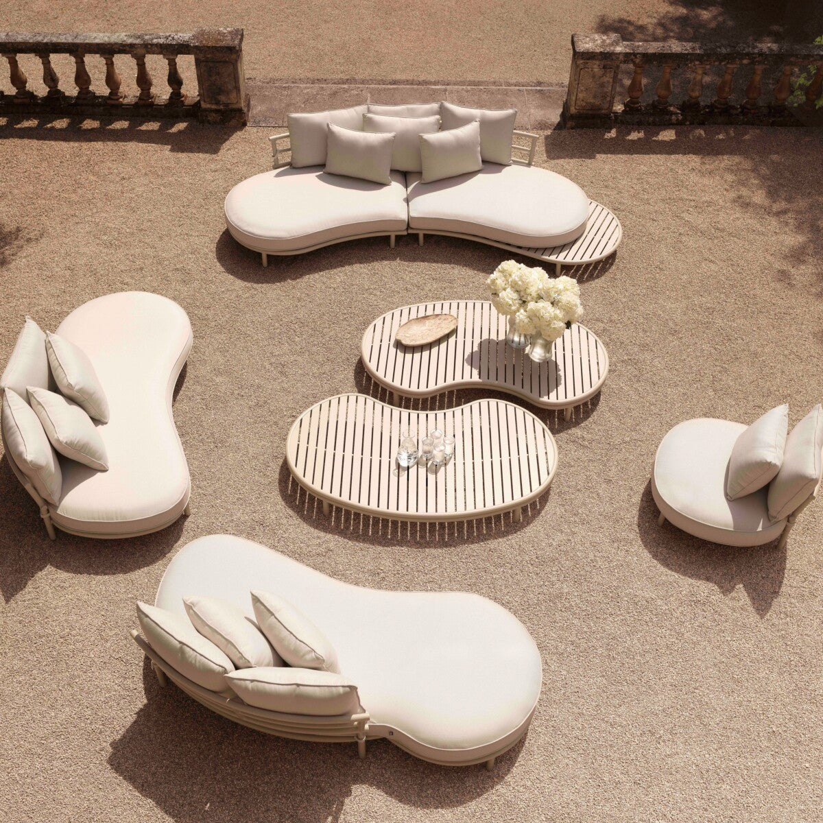 Outdoor-Sofa Eichholtz Laguno rechts