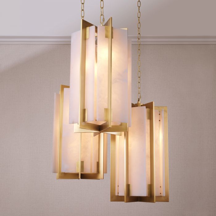 Chandelier Eichholtz Lugano alabaster