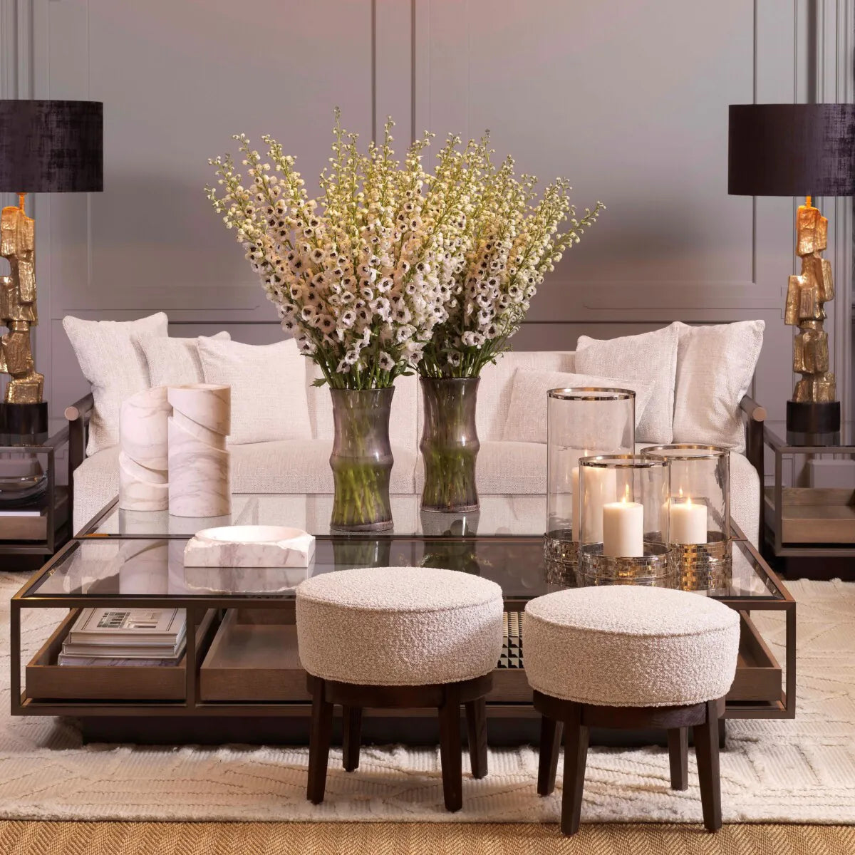 Eichholtz coffee table Roxton bronze