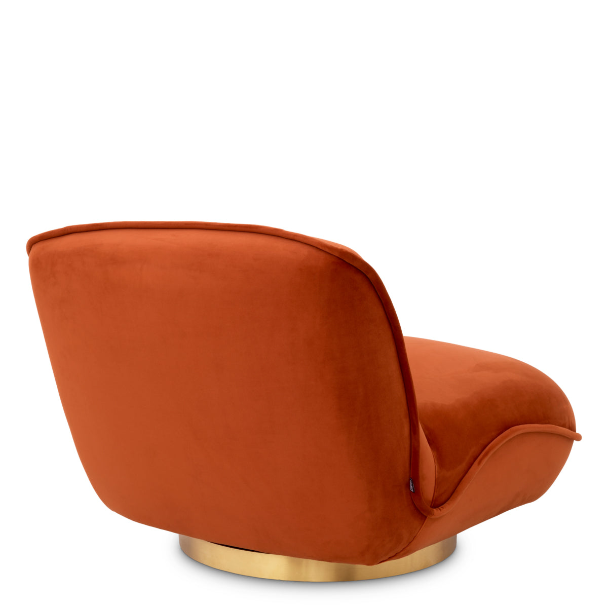 Drehstuhl Eichholtz Relax Orange Samt