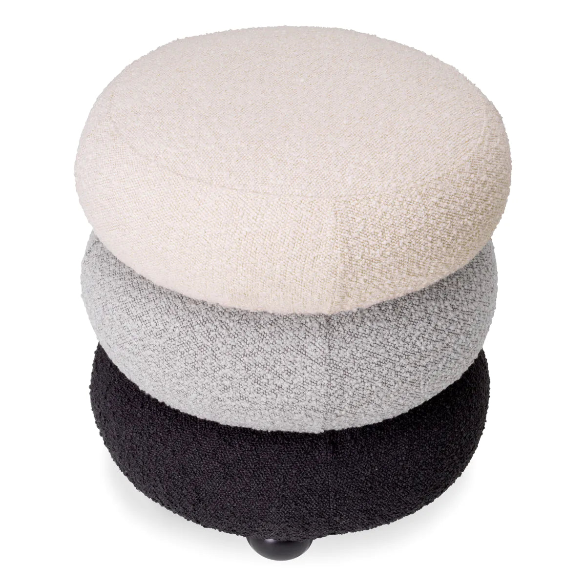 Eichholtz stool Tulum bouclé trio