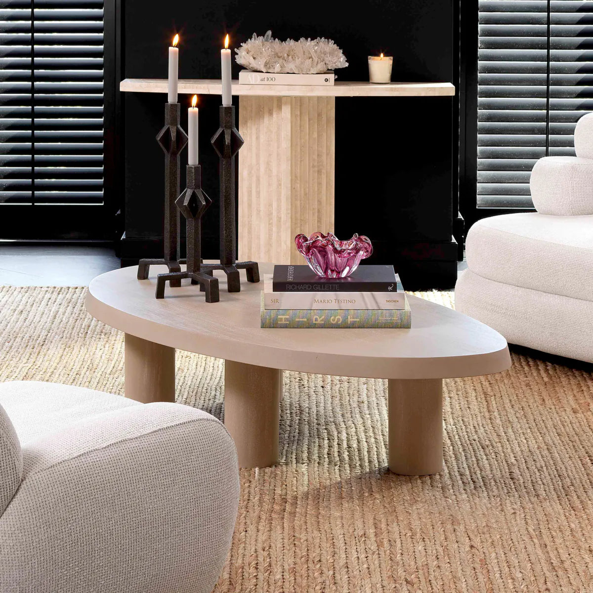 Eichholtz coffee table Prelude Washed oak