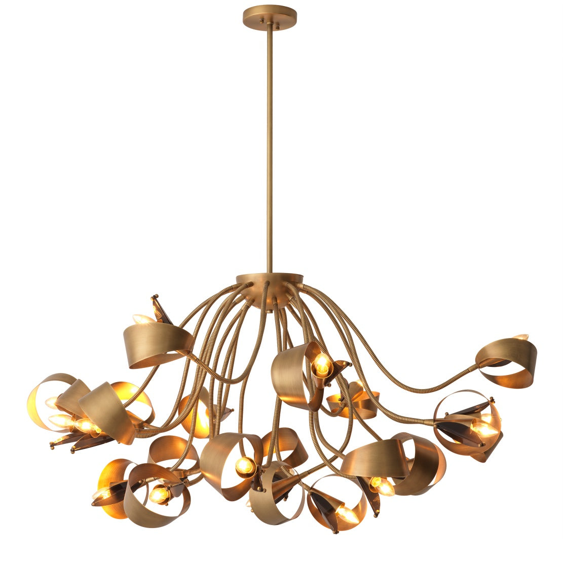 Chandelier Eichholtz Corrientes Antique brass finish