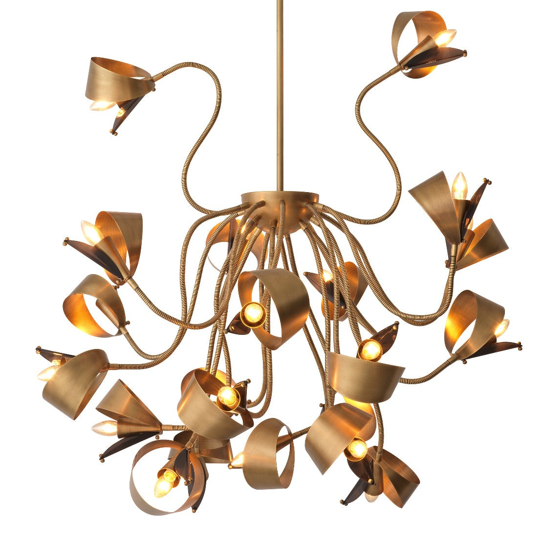 Chandelier Eichholtz Corrientes Antique brass finish