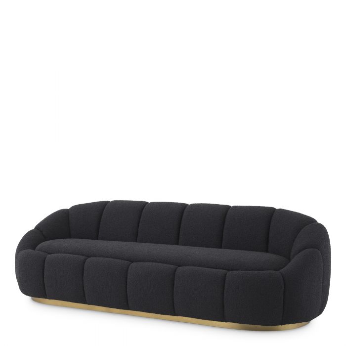 Sofa Eichholtz Inger Bouclé black