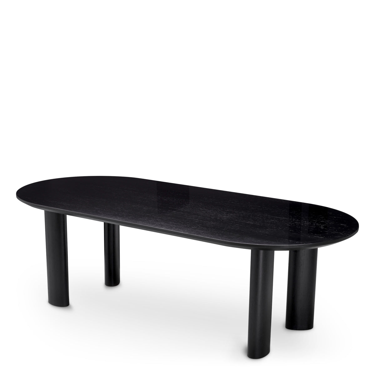 Dining table Eichholtz Mogador S Black eetkamertafel zwart 