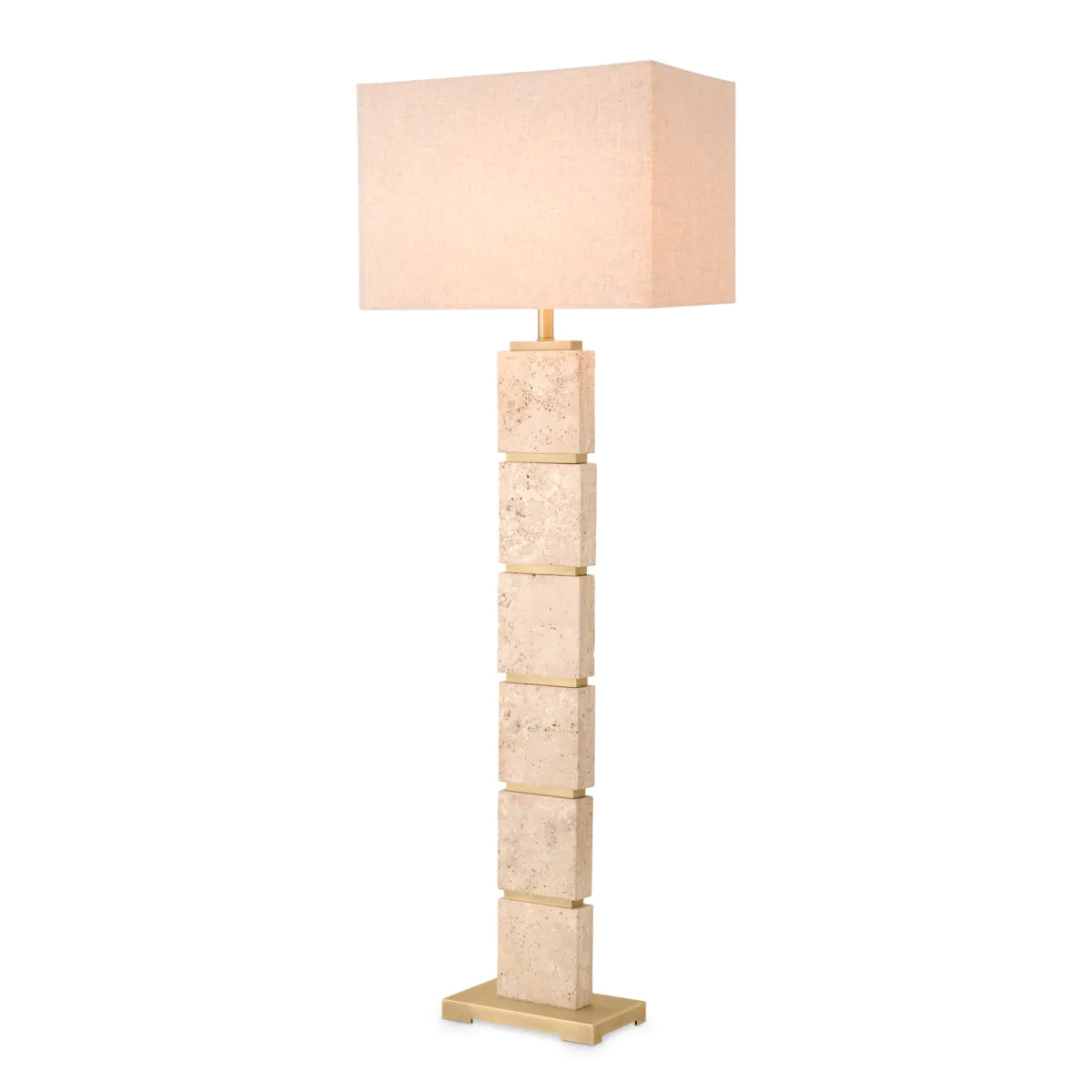 Eichholtz floor lamp Newton Travertine