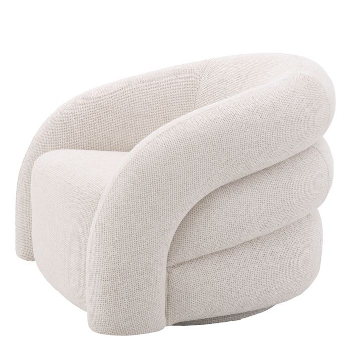swivel chair draai fauteuil eichholtz novelle lyssa off-white gebroken wit