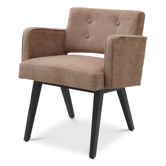 Dining chair Eichholtz Locarno pink eetkamerstoel oud roze sisley 