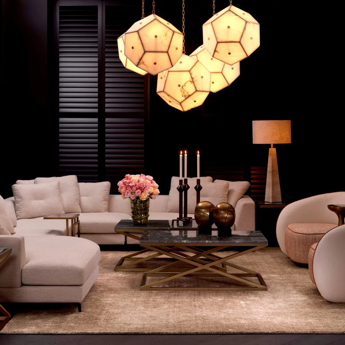 Eichholtz rug Asuri brown
