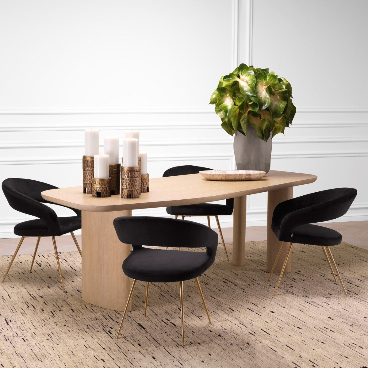 Dining table Eichholtz Flemings Natural eetkamertafel