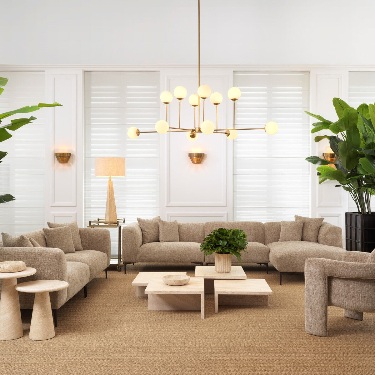 Sofa Eichholtz Firenze lounge lyssa sand