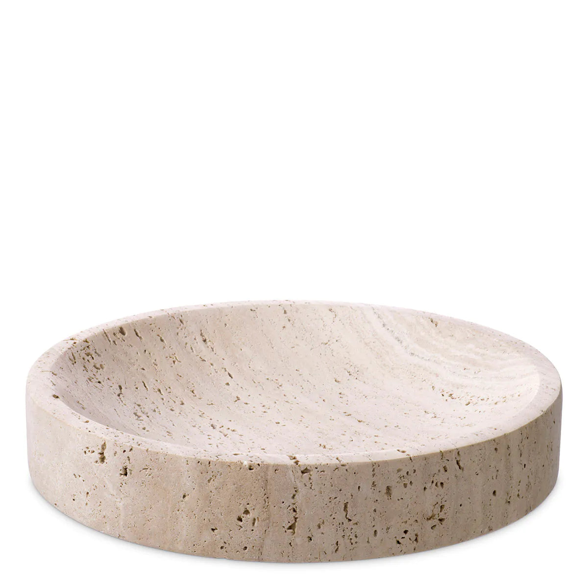 Eichholtz bowl Moca travertine