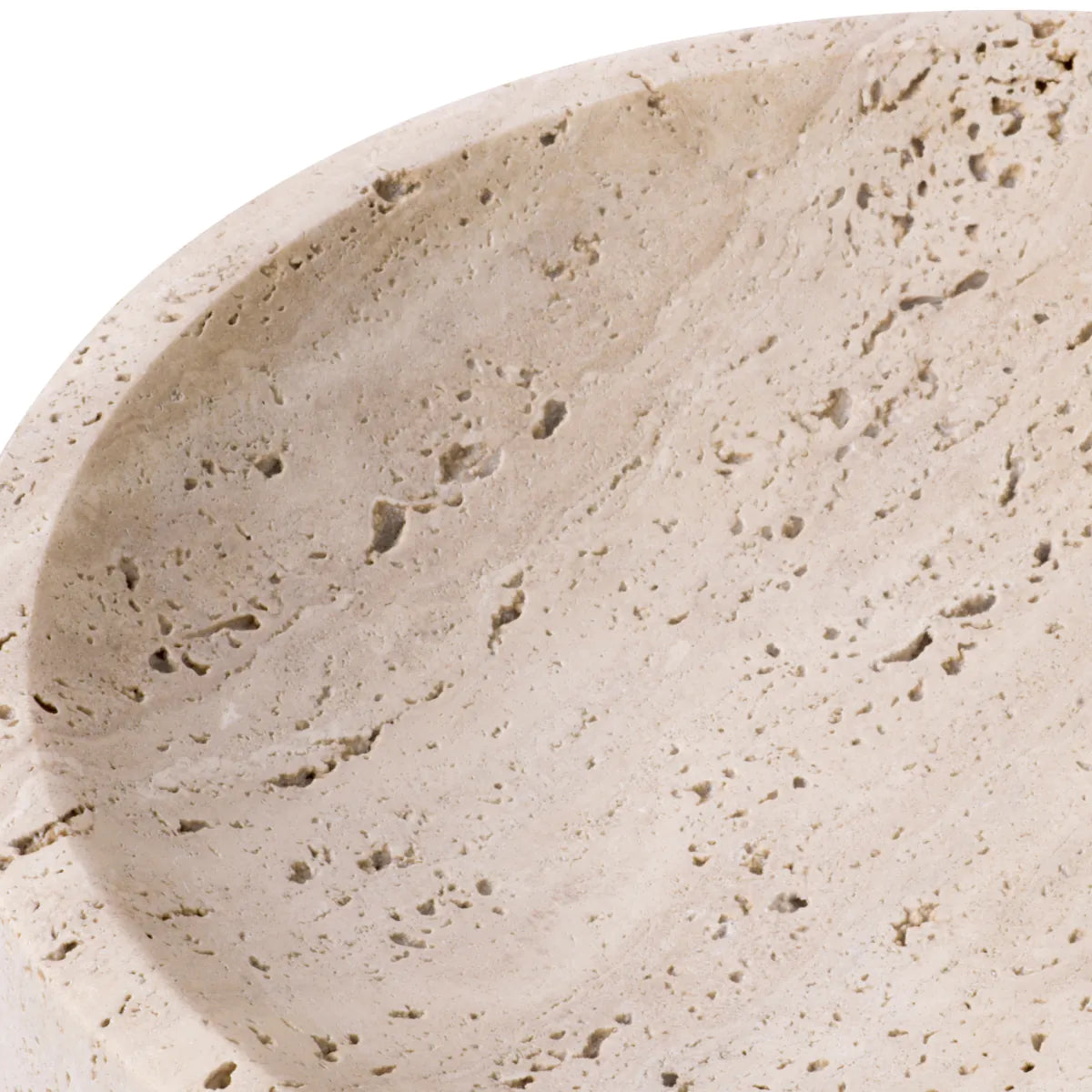 Eichholtz bowl Moca travertine