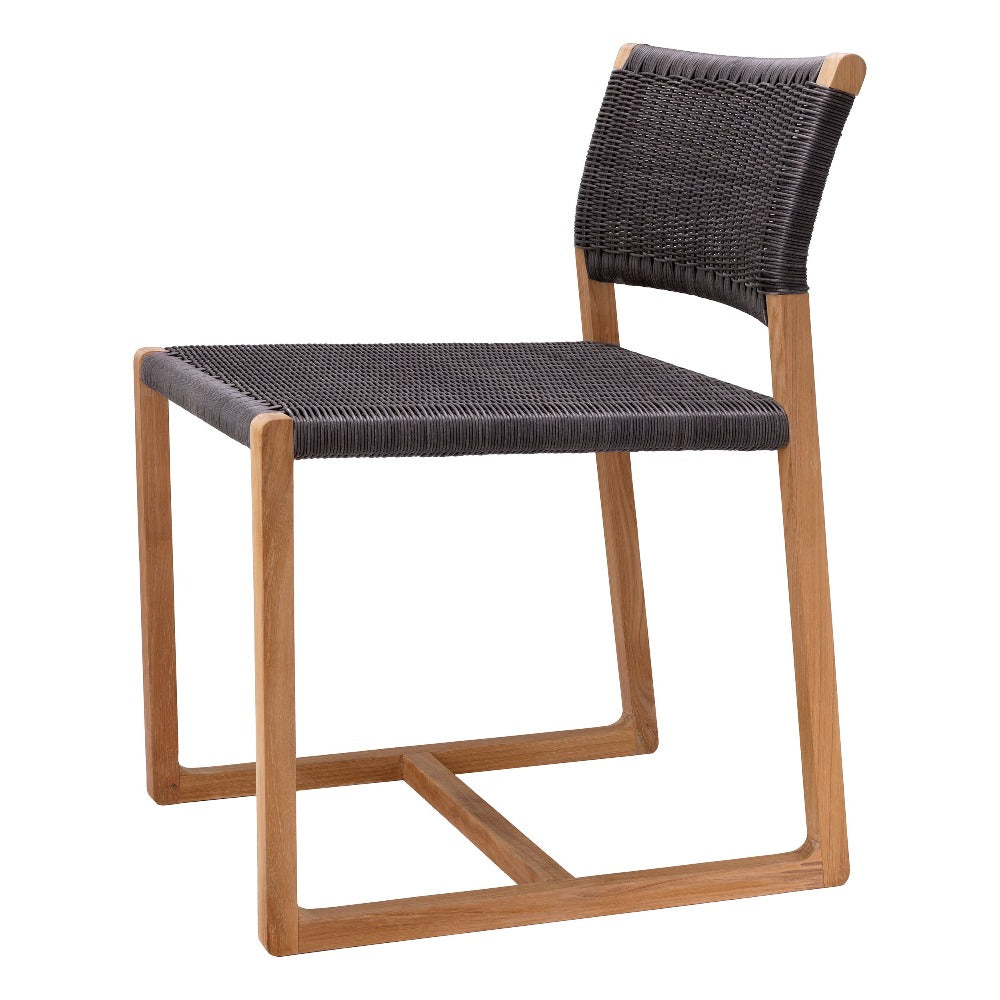 Outdoor dining chair Eichholtz Griffin Black