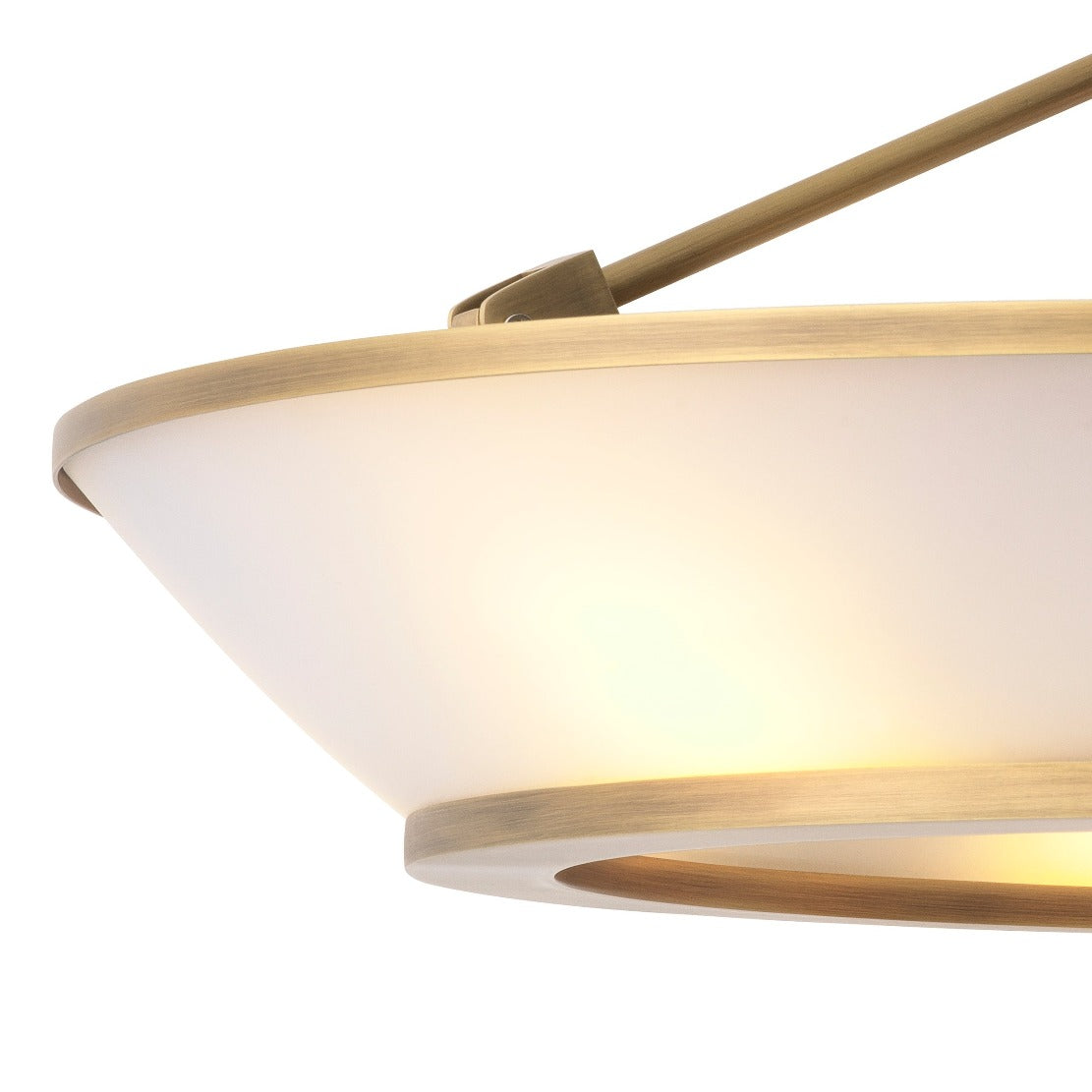 ceiling lamp Chandelier Eichholtz Ferette antique brass finish