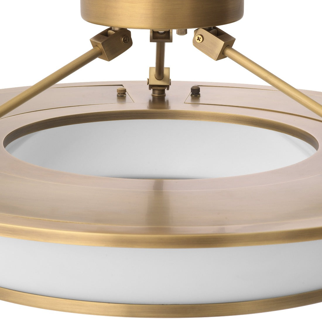 ceiling lamp Chandelier Eichholtz Ferette antique brass finish