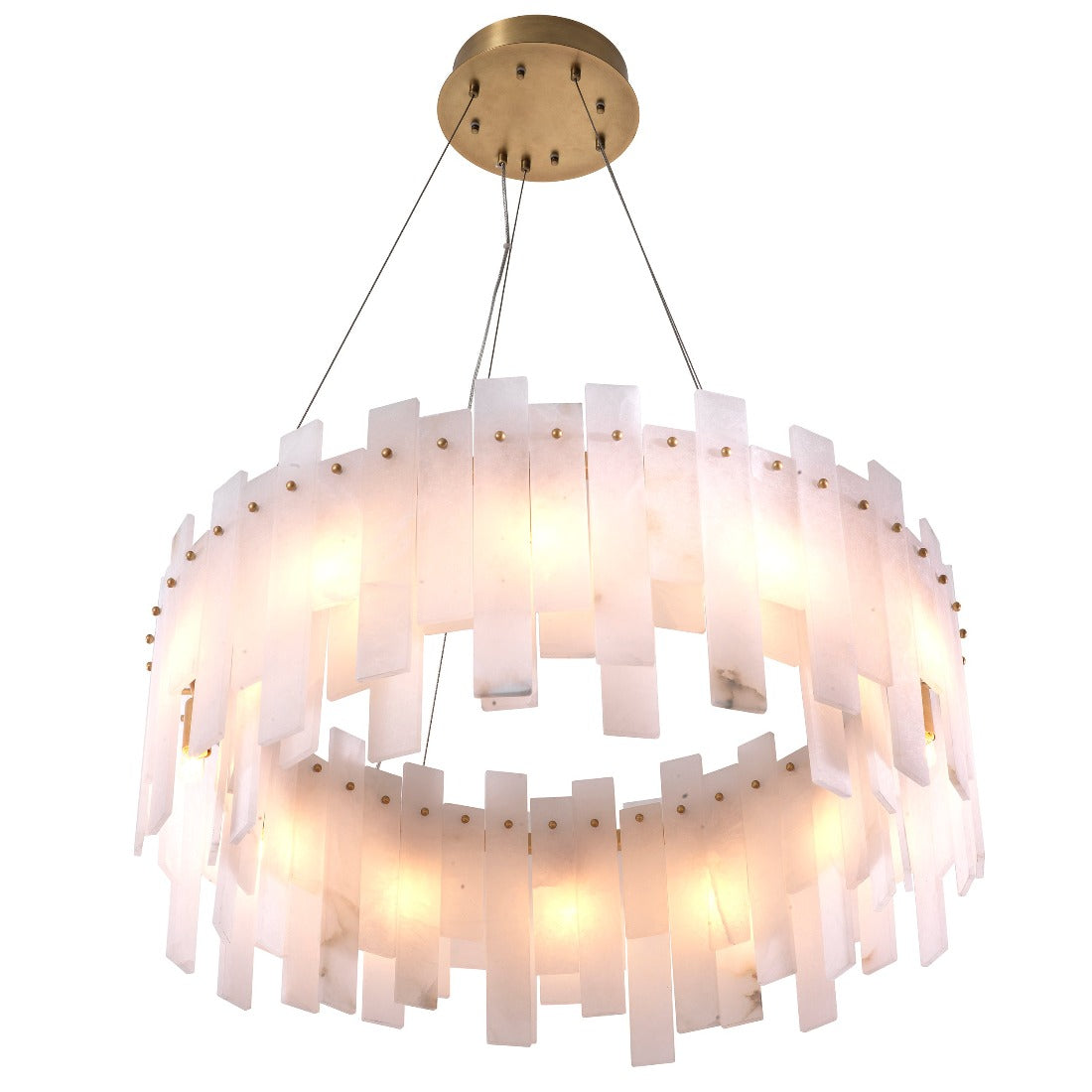 Chandelier Eichholtz Pizzorni Antique brass finish