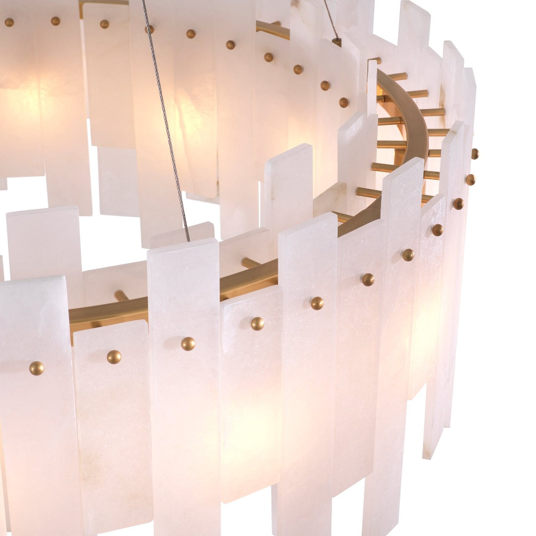 Chandelier Eichholtz Pizzorni Antique brass finish
