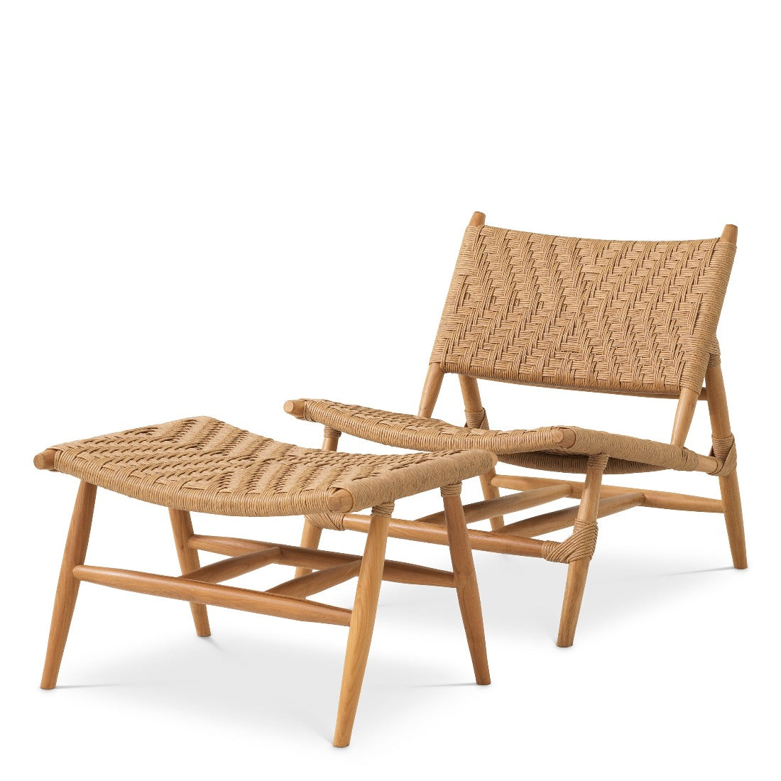 Outdoor chair and foot stool Eichholtz Laroc