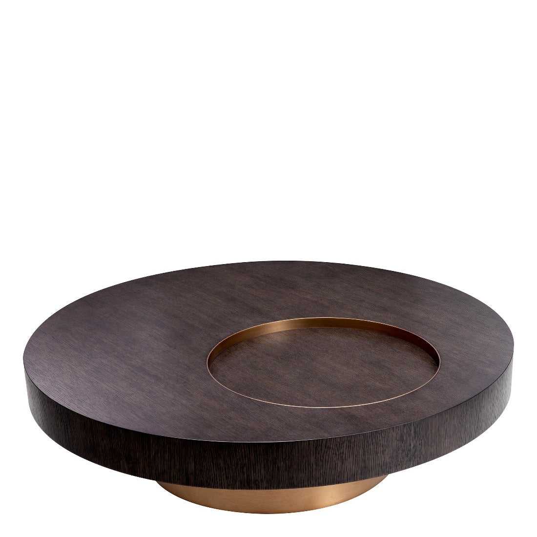 Eichholtz salontafel Otus rond messing