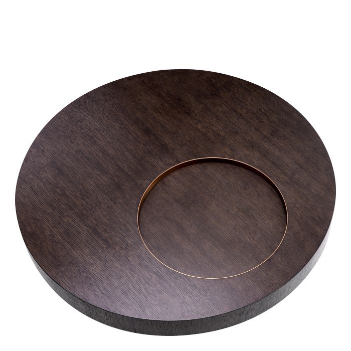 Eichholtz salontafel Otus rond messing