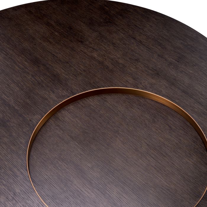 Eichholtz coffee table Otus round brass