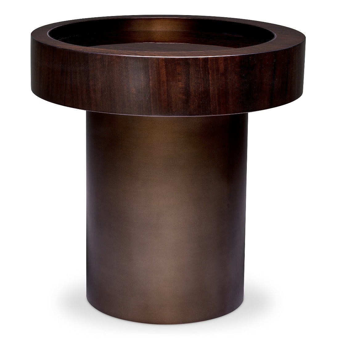 Side table Eichholtz Otus round Eucalyptus