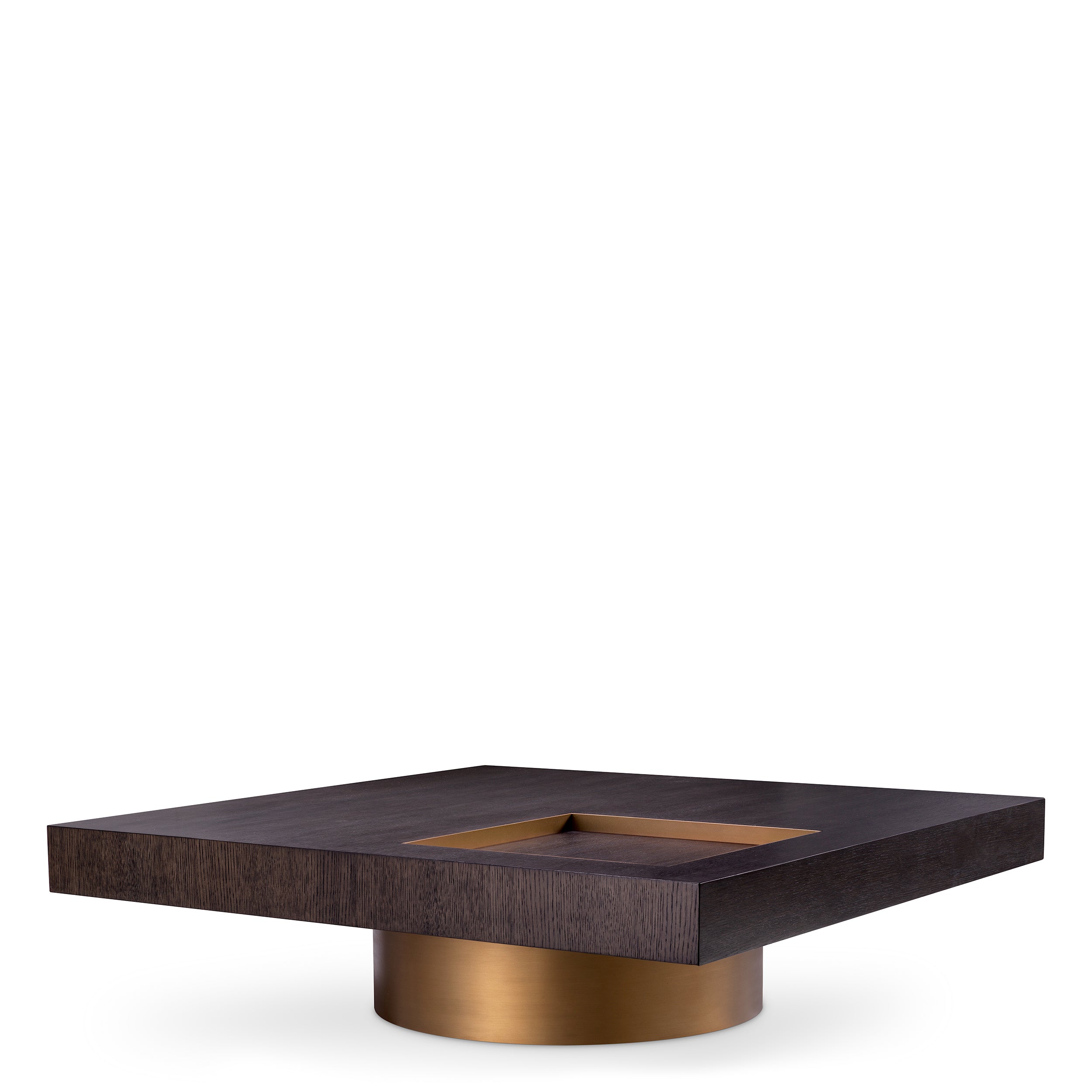 Eichholtz coffee table Otus square brass
