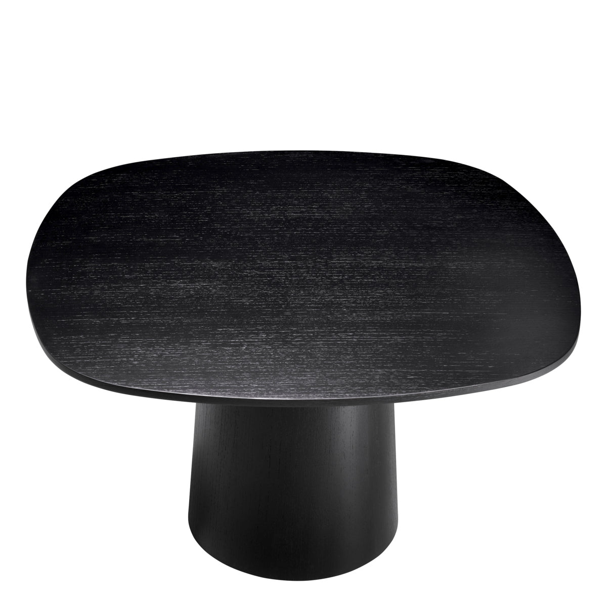 dining table eettafel eichholtz motto black zwart veneer