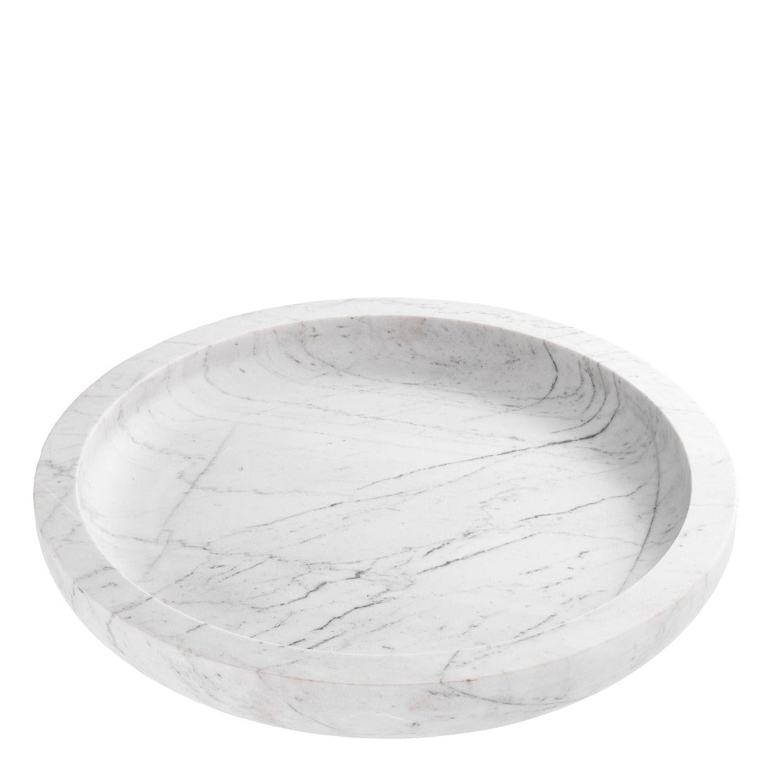 Bowl Eichholtz Renard white marble schaal