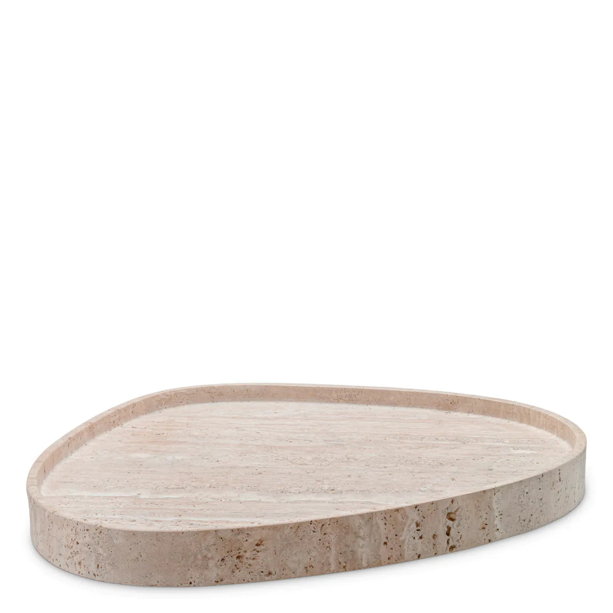 Eichholtz tray Arman travertine