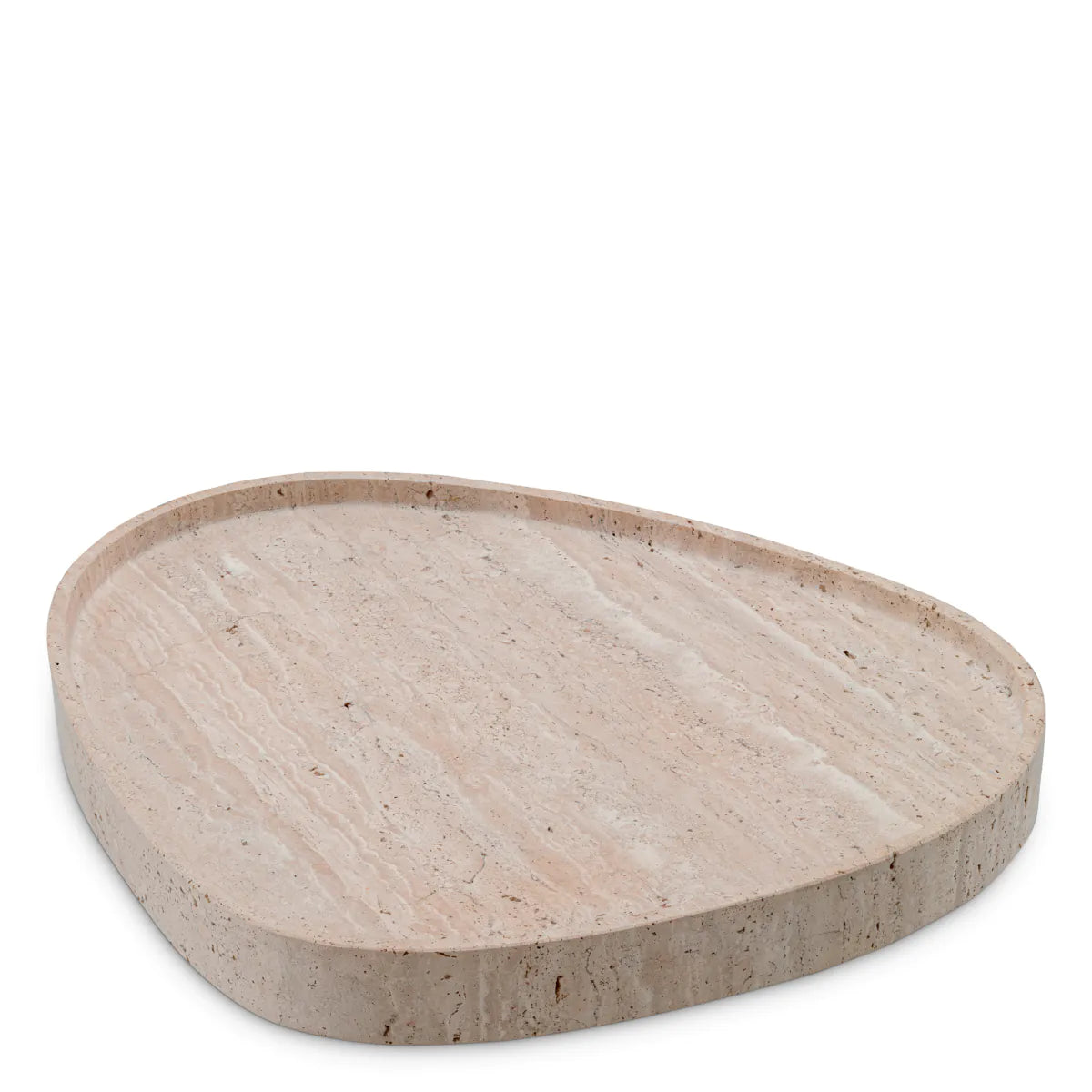 Eichholtz tray Arman travertine