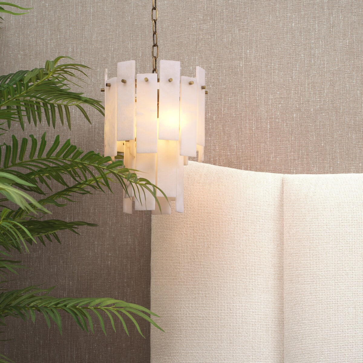 Eichholtz hanglamp Acevedo Alabaster