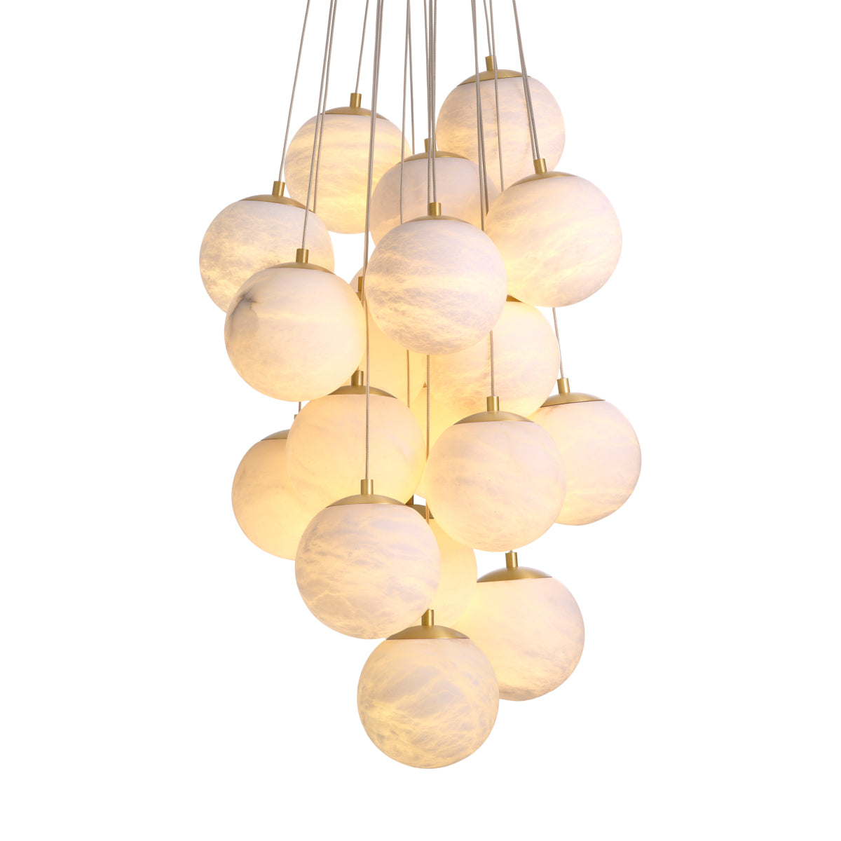Chandelier Eichholtz Sphinx L kandelaar alabaster marmer