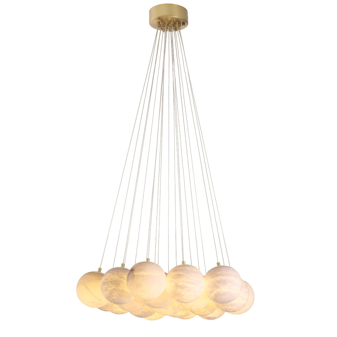 Chandelier Eichholtz Sphinx L kandelaar alabaster marmer