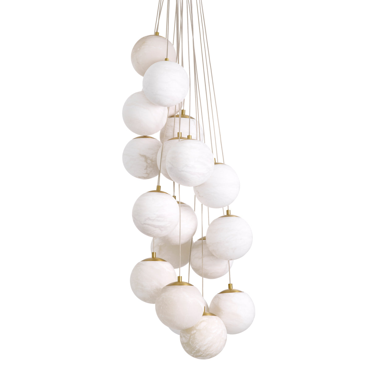 Chandelier Eichholtz Sphinx L kandelaar alabaster marmer