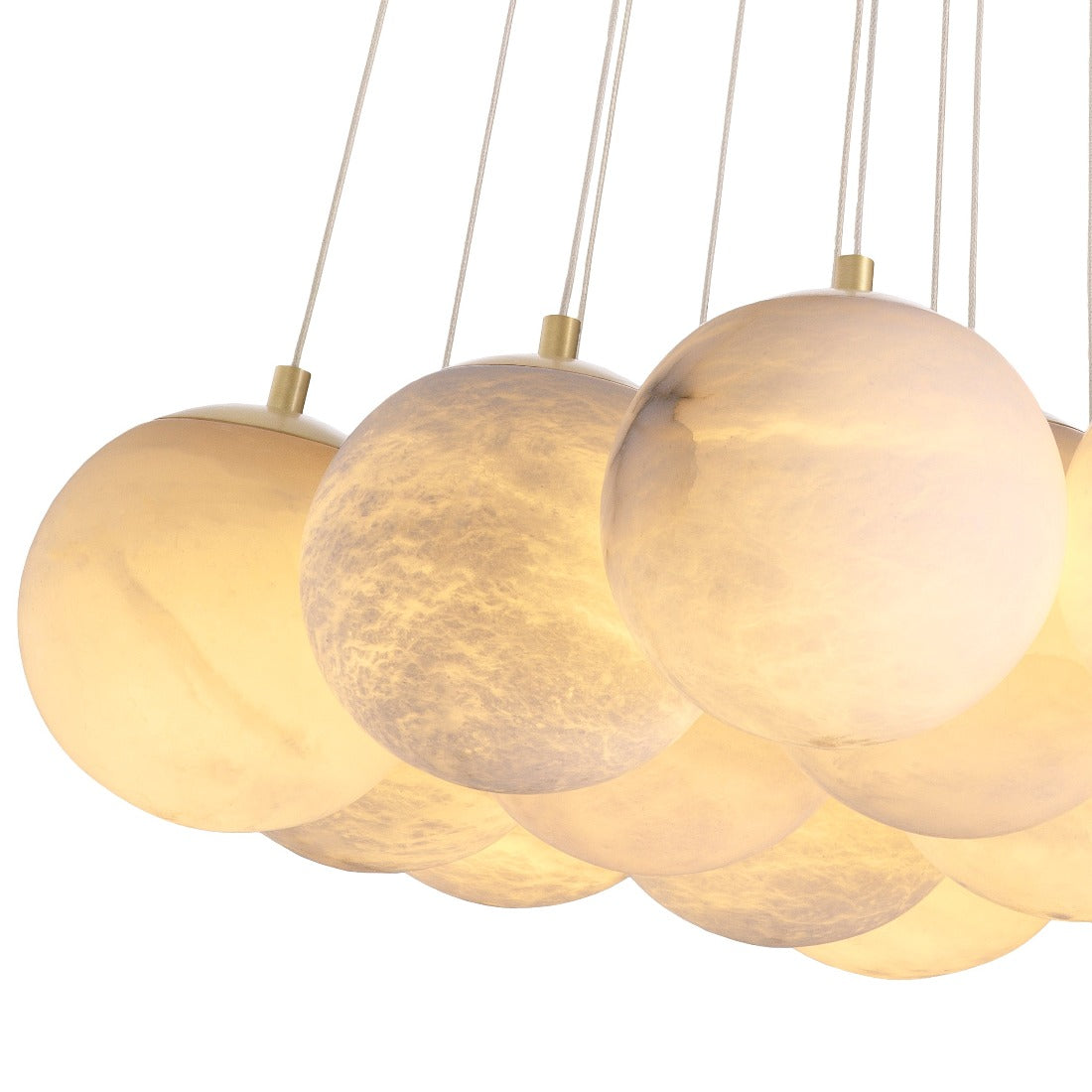 Chandelier Eichholtz Sphinx L kandelaar alabaster marmer