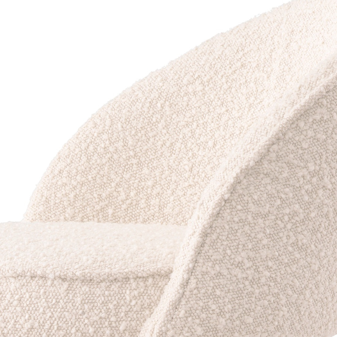 Counter stool Eichholtz Cooper bouclé cream